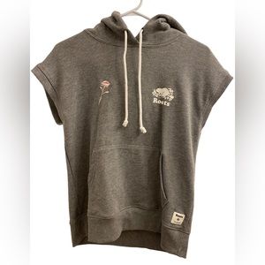 Roots - Shawn Mendes - Sleeveless Sweatshirt Hoodie Rose Logo - Gray - Size S